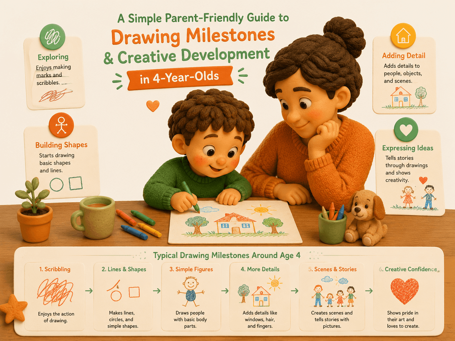 Drawing Development at Age 4: What Parents Can Expect