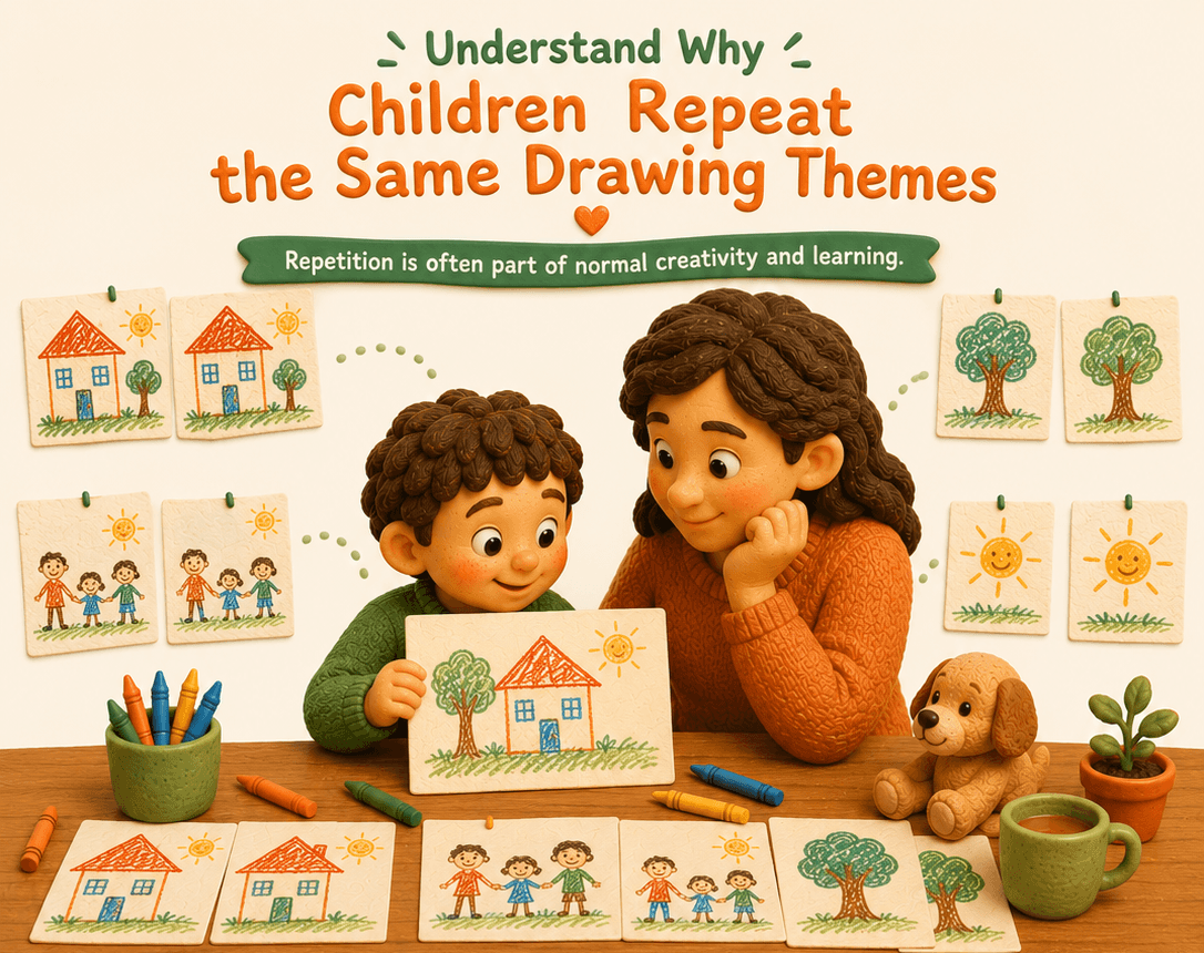 Why Does My Child Draw the Same Thing Over and Over?